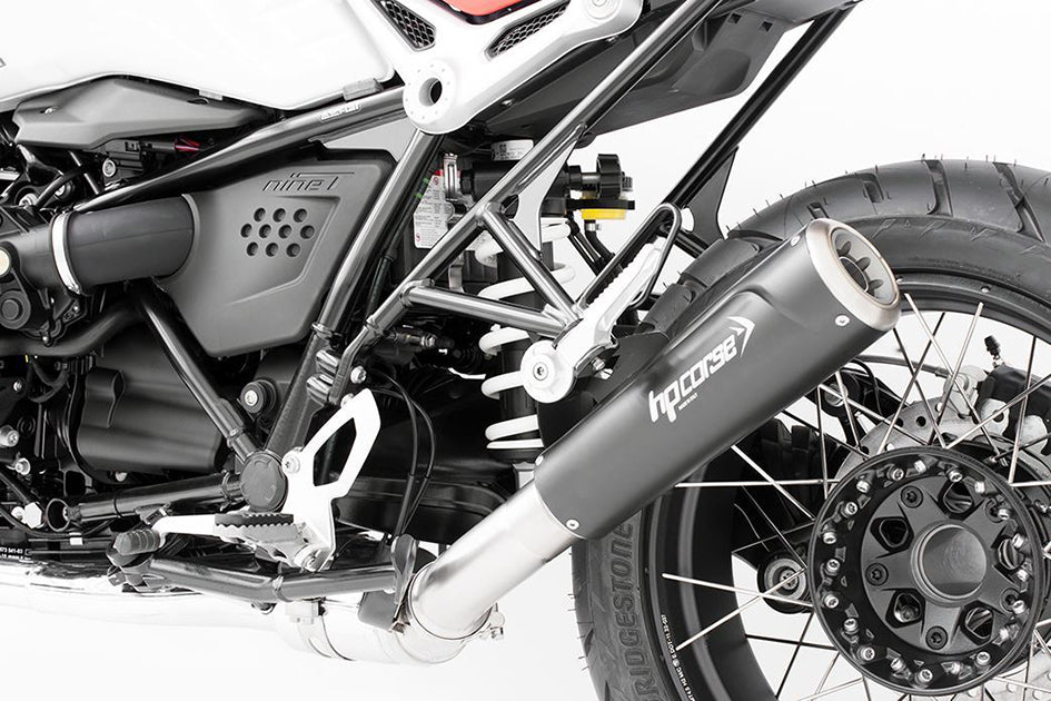 HP Corse Low Level Hydroform RS 300 Black Coated Stainless Steel Slip-On Kit (Road Legal)