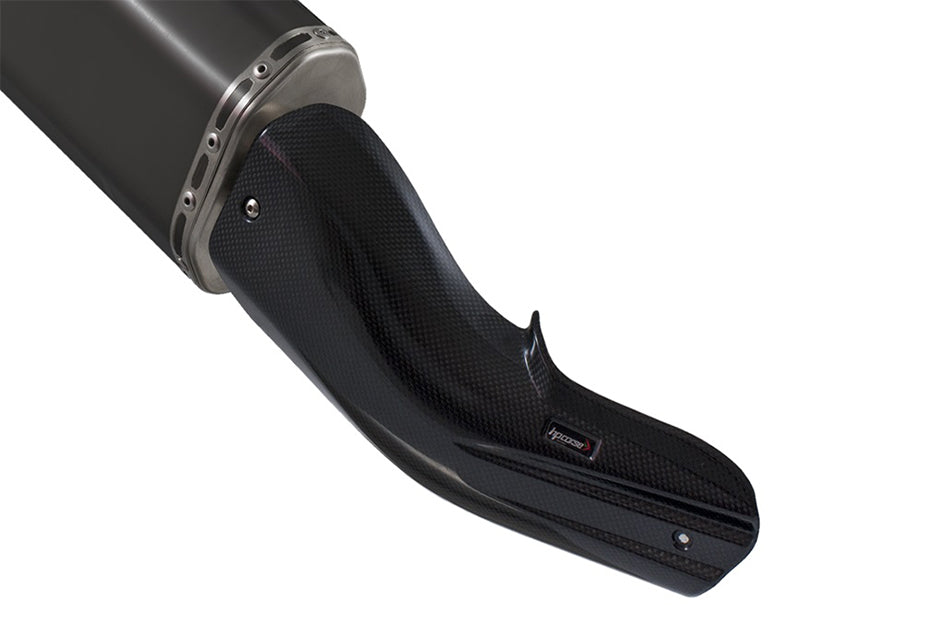 HP Corse SPS Carbon Black Coated Stainless Steel Slip-On Kit (Road Legal) (BMWSPS1025C-AB)
