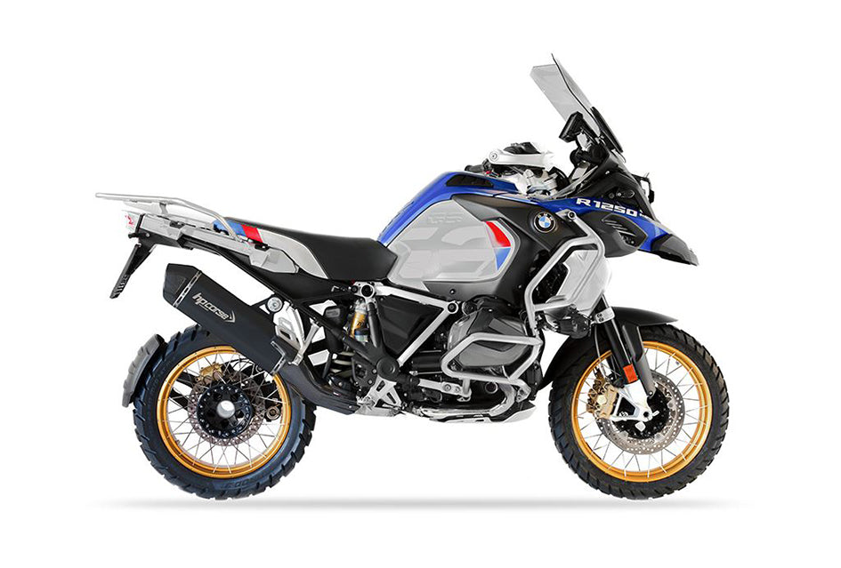 HP Corse SPS Carbon Black Coated Stainless Steel Slip-On Kit (Road Legal) (BMWSPS1025C-AB)