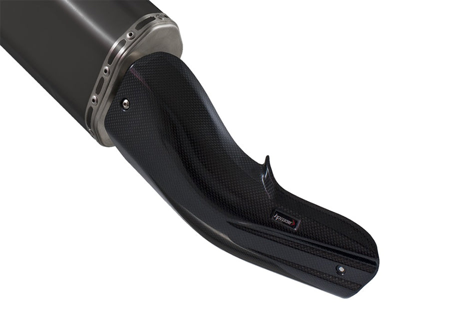 HP Corse SPS Carbon Short Black Coated Stainless Steel Slip-On Kit (Road Legal) (BMWSPSS1025C-AB)