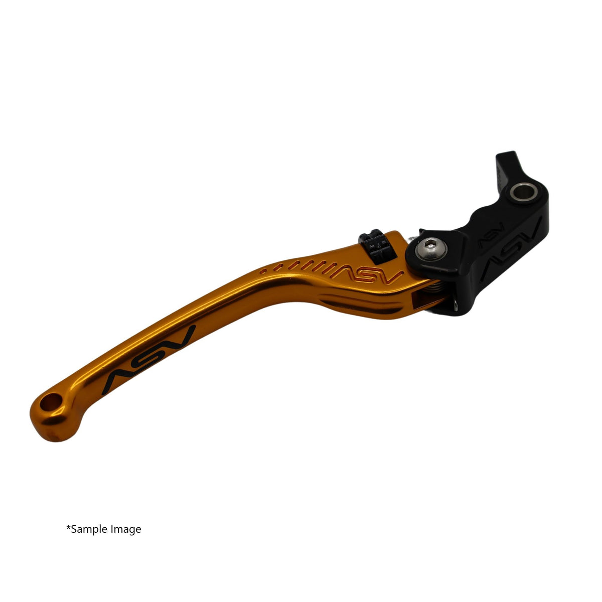 ASV F3 Brake Lever, Regular Length, Gloss Gold, 5 colours – KTM 1390 Super Duke R / Evo 2024–2026 / KTM 890 Duke / R / GP 2020–2023 / …