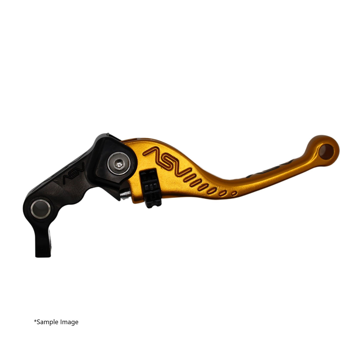 ASV F3 Brake Lever, Short, Gloss Gold, 5 colours – Honda CBR250R 2011–2014 / Honda CBR300R 2014–2021 / …