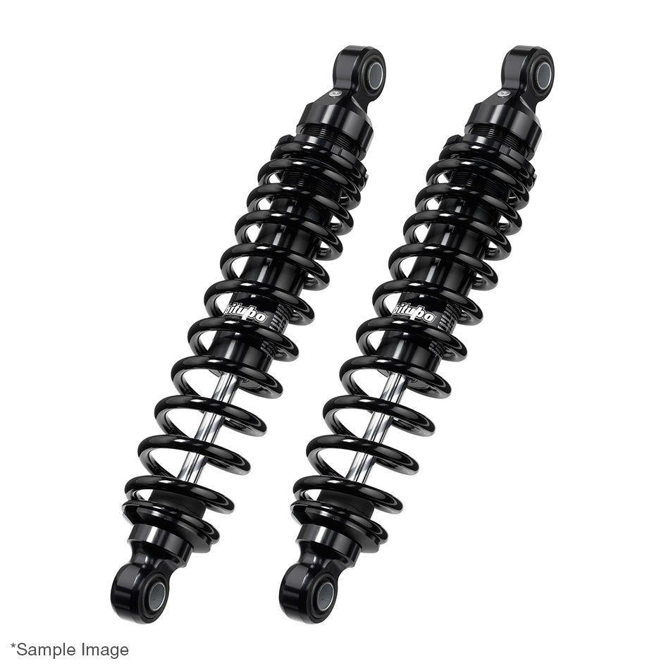 Bitubo Twin Shocks with Manual Adjustment  - Length 326mm, Black spring – Kawasaki Z650 1976–1981 / Kawasaki Z750 LTD 1980–1982 / …