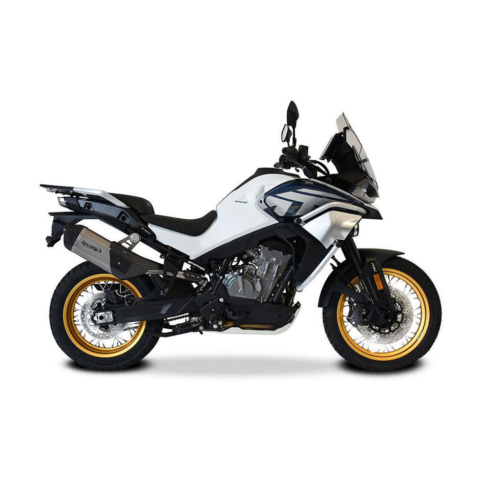 HP Corse SPS Carbon Short Titanium Slip-On Kit (Road Legal) – CFMoto 800 MT Sport / Touring 2022–2025