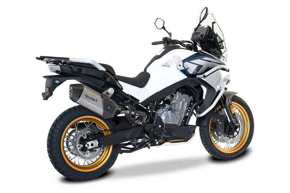 HP Corse SPS Carbon Short Titanium Slip-On Kit (Road Legal) – CFMoto 800 MT Sport / Touring 2022–2025