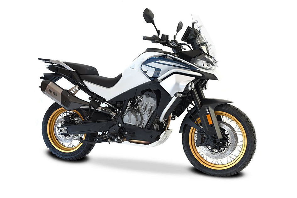 HP Corse SPS Carbon Short Titanium Slip-On Kit (Road Legal) – CFMoto 800 MT Sport / Touring 2022–2025