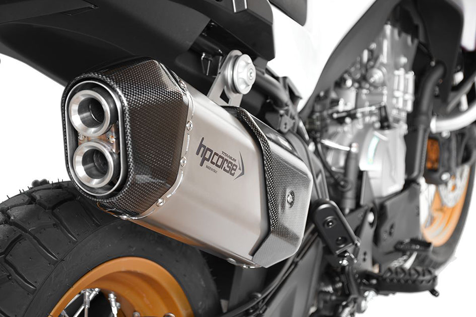 HP Corse SPS Carbon Short Titanium Slip-On Kit (Road Legal) – CFMoto 800 MT Sport / Touring 2022–2025