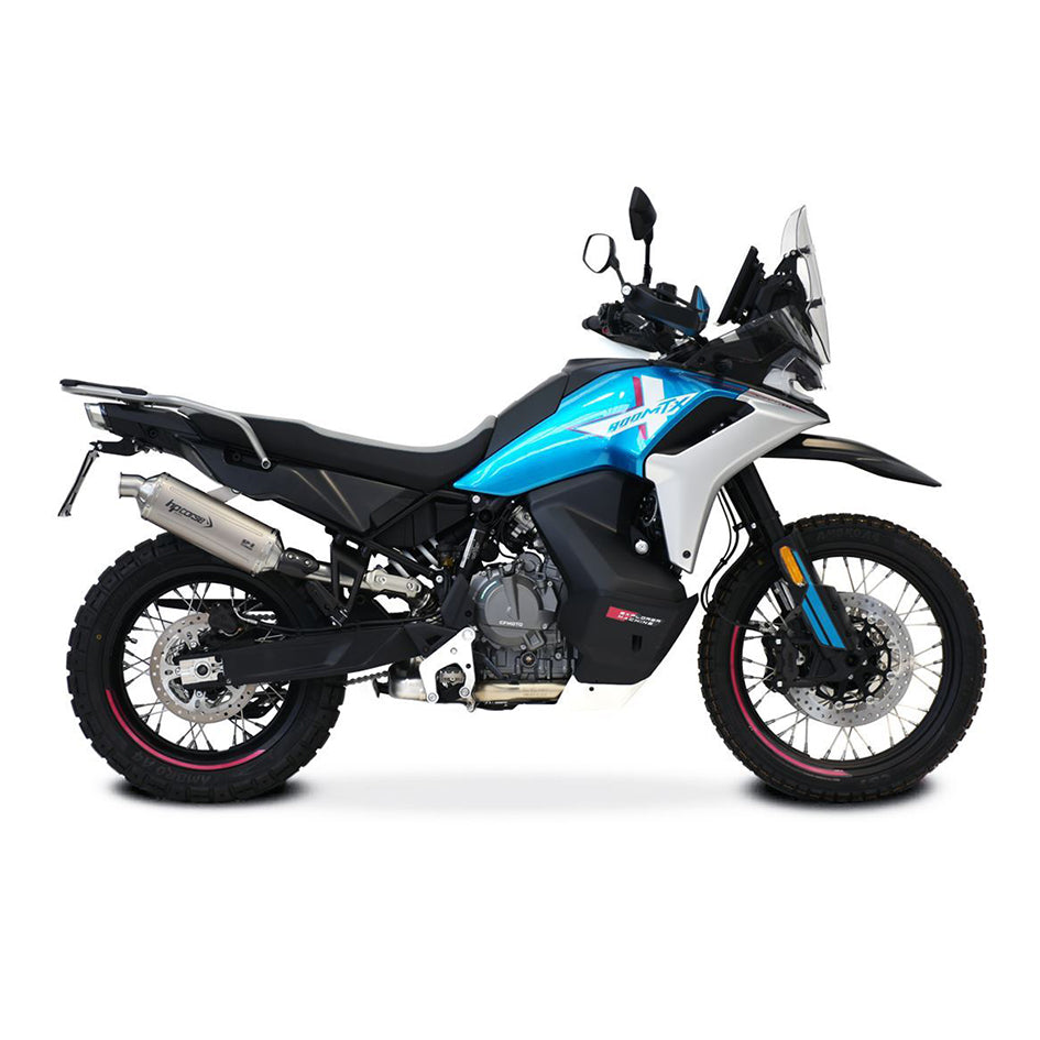 HP Corse SP-2 Titanium Slip-On Kit (Road Legal) – CFMoto 1000 MT-X 2026 / CFMoto 800 MT-X 2025–2026