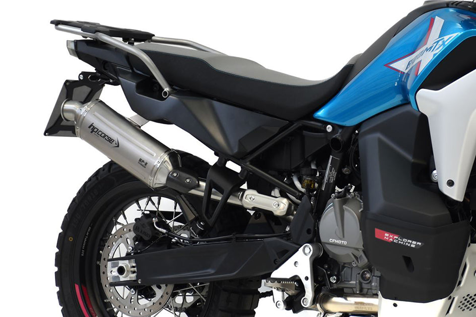 HP Corse SP-2 Titanium Slip-On Kit (Road Legal) – CFMoto 1000 MT-X 2026 / CFMoto 800 MT-X 2025–2026