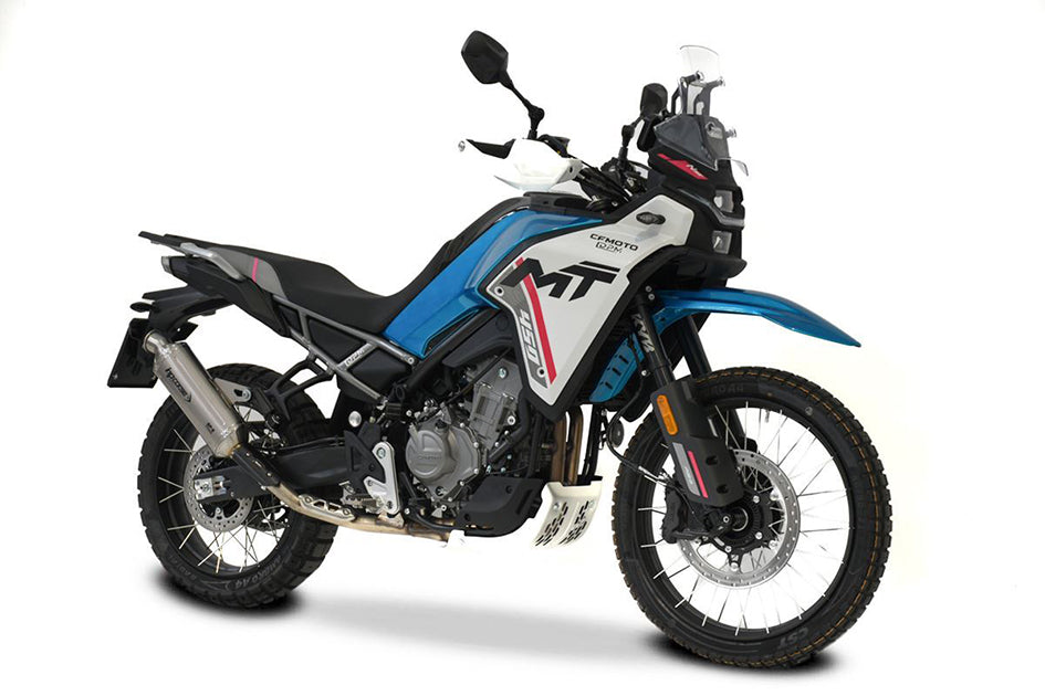 HP Corse SP-2 Short Titanium Slip-On Kit (Road Legal) – CFMoto 450 MT 2023–2026