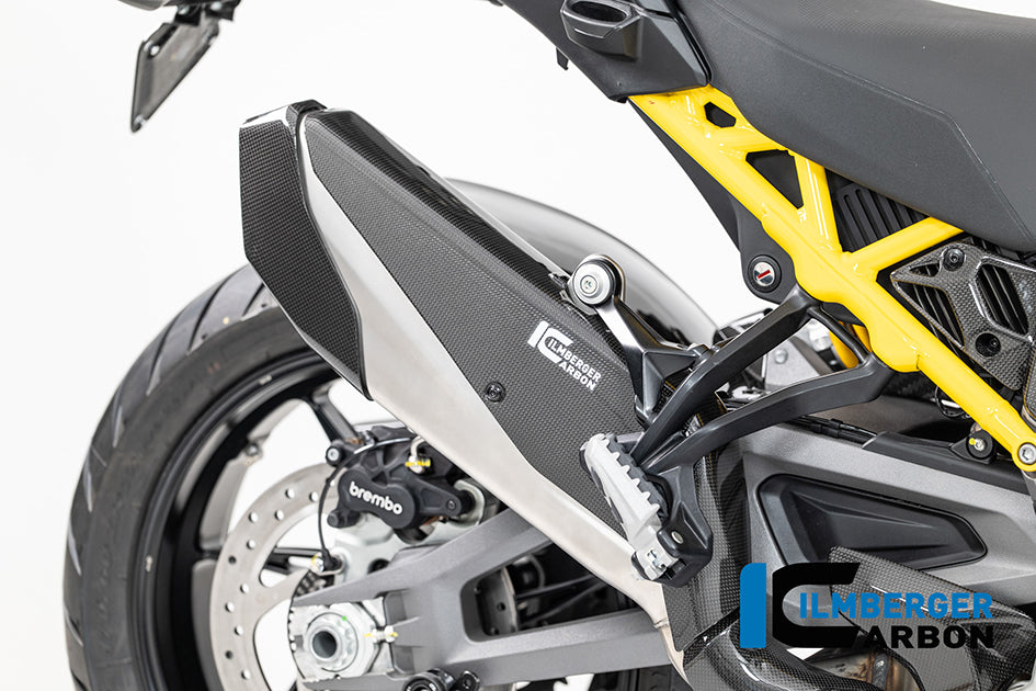 Ilmberger Carbon Exhaust Heat Shield (Gloss) - V4, V4S & Rally models only