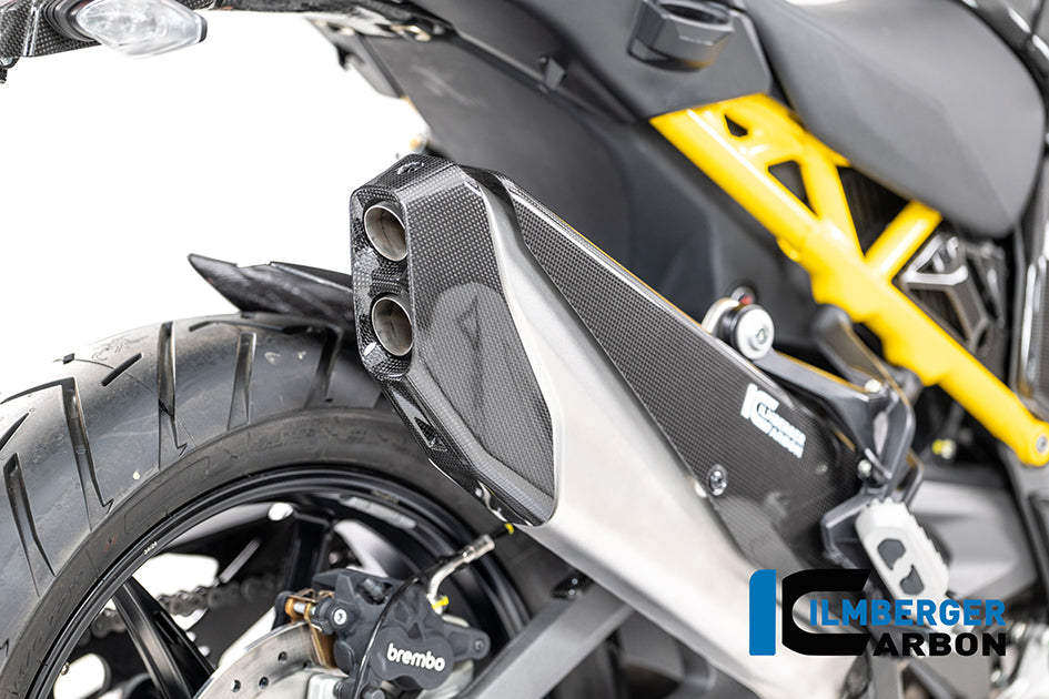 Ilmberger Carbon Exhaust End Cap (Gloss) - V4, V4S & Rally models only