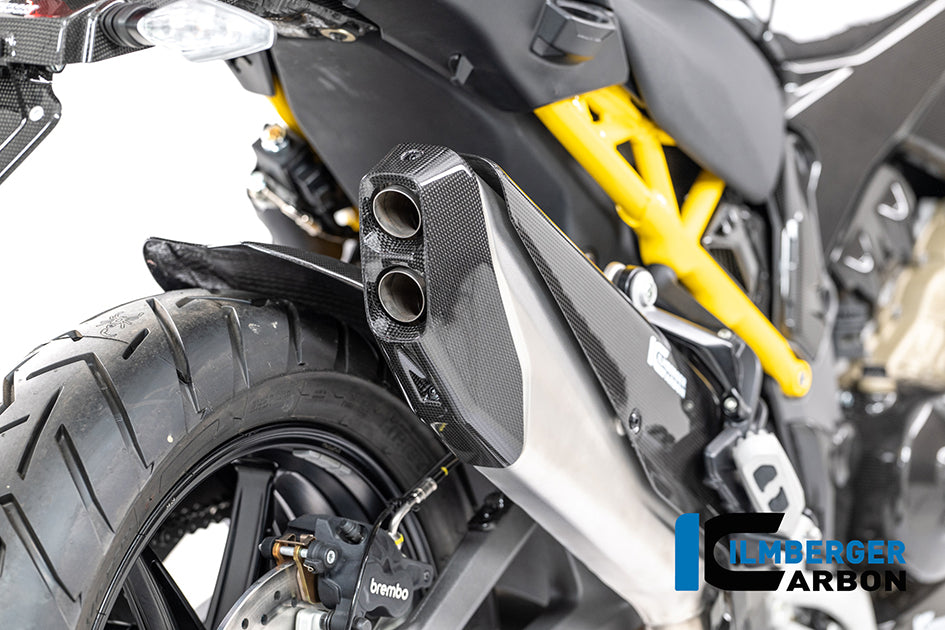 Ilmberger Carbon Exhaust End Cap (Gloss) - V4, V4S & Rally models only