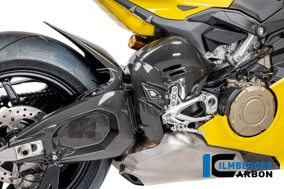 Ilmberger Carbon Exhaust Heat Shield (Gloss) - (V4 / S / R Models)