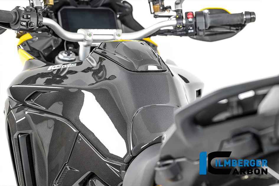 Ilmberger Carbon Large Version Tank Cover (Gloss) - Compatible with all model variants