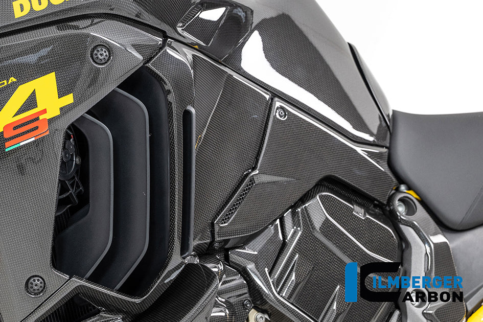 Ilmberger Carbon Left Tank Cover (Gloss) - Compatible with all model variants
