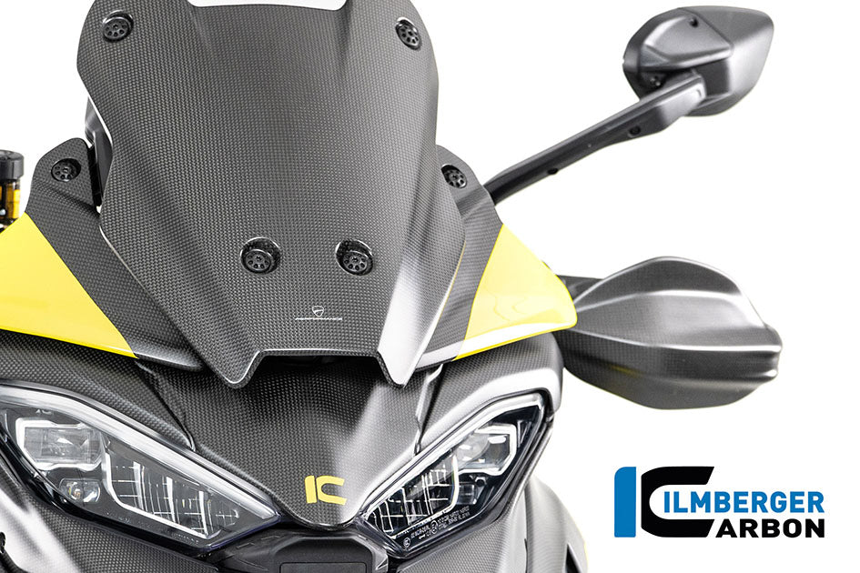 Ilmberger Carbon Left Wind Deflector On Cockpit (Matt) - Compatible with all model variants