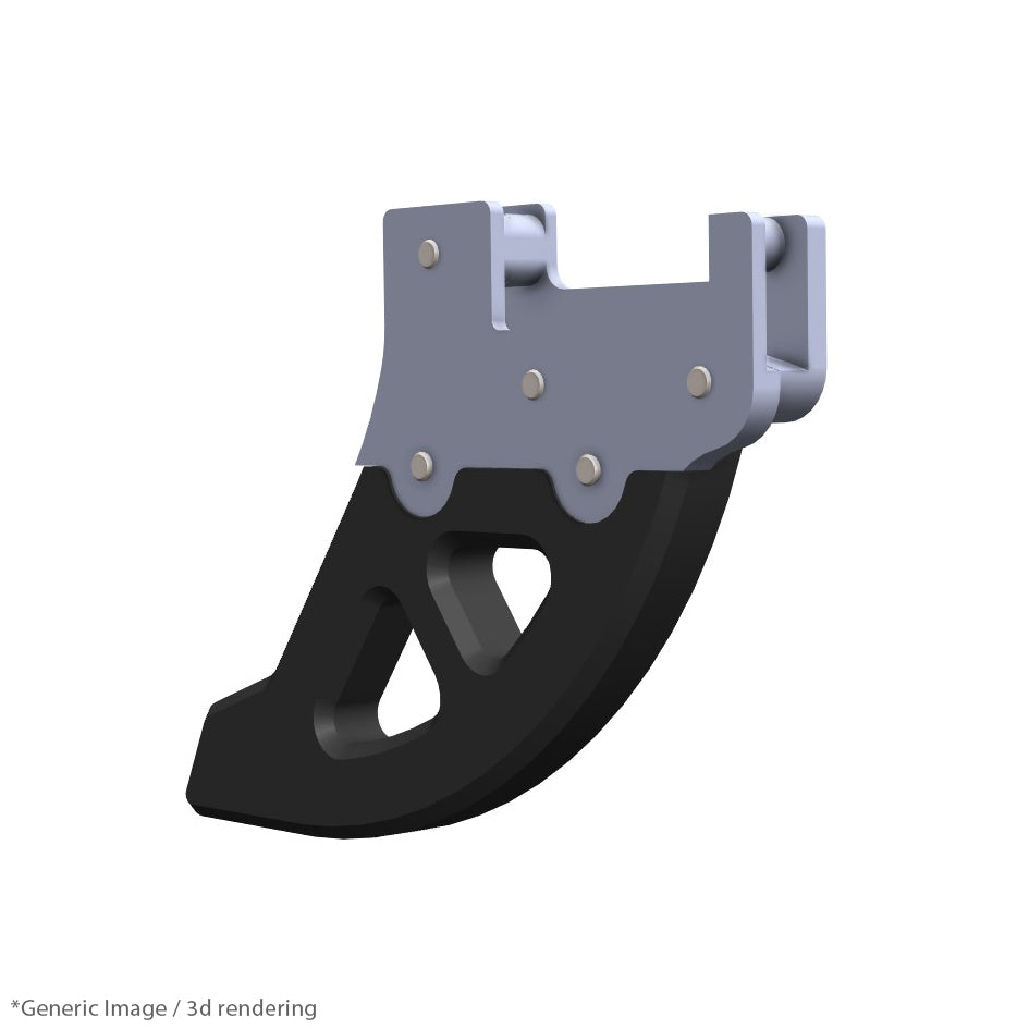 Crosspro Aluminium / DTC Rear Disc Guard, Green (2CP09202150309)
