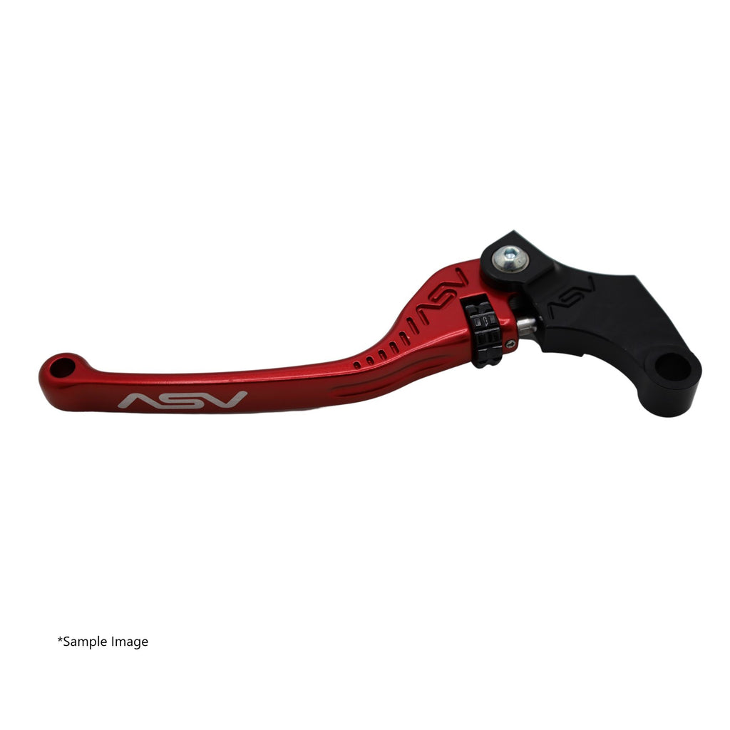 ASV F3 Clutch Lever, Regular Length, Gloss Red, 5 colours – Kawasaki Ninja 250 R 2008–2012 / Kawasaki Ninja 300 R 2013–2022 / …