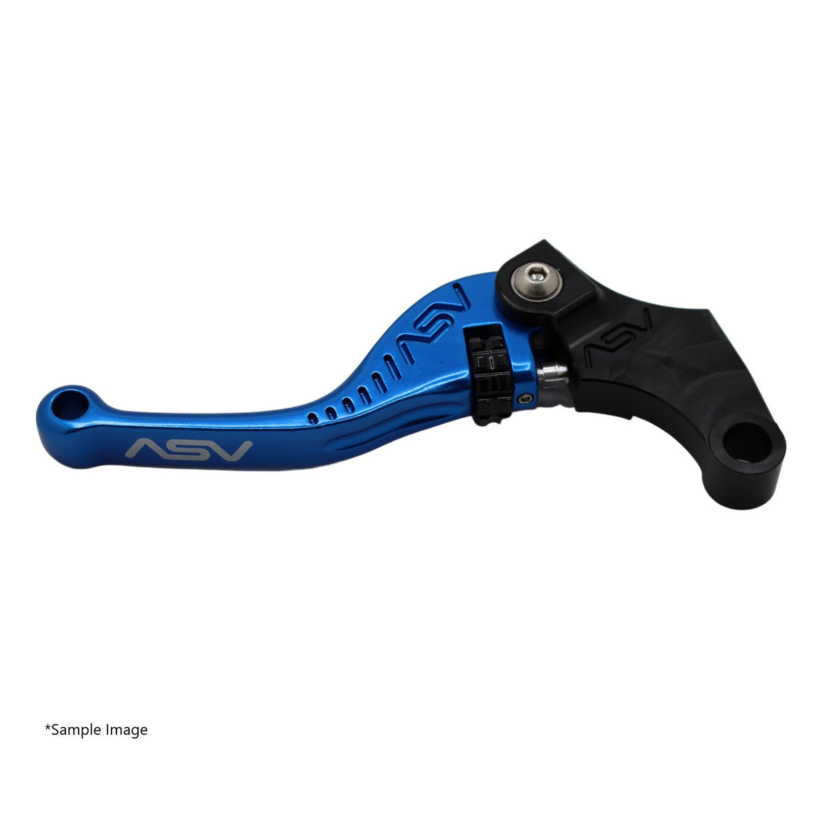 ASV F3 Clutch Lever, Short Gloss Blue, 5 colours - Clutch spacers PS001 recommended – Yamaha MT-09 2024–2026 / Yamaha YZF-R7 2026 / …