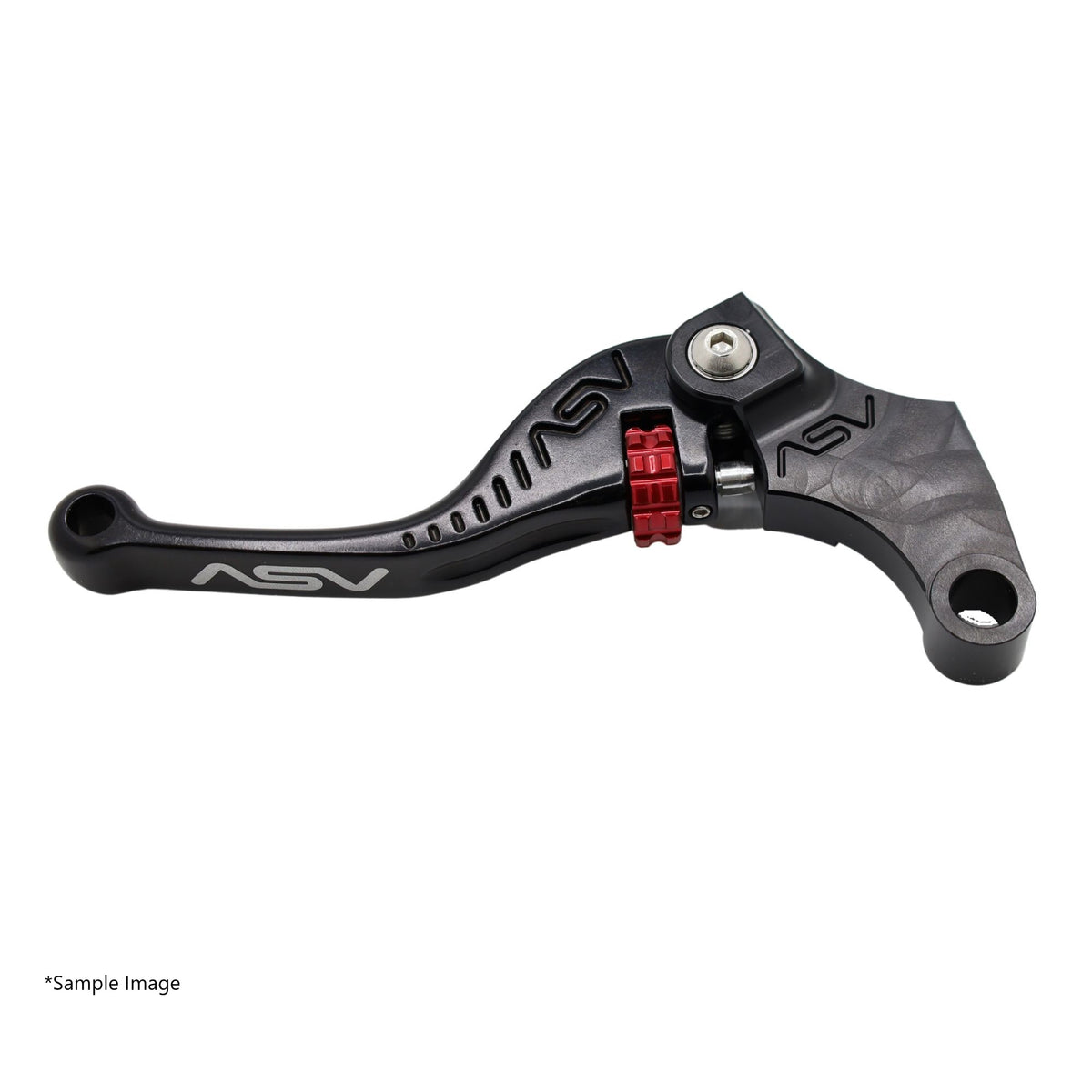 ASV F3 Clutch Lever, Short, Gloss Black, 5 colours. Fits adjustable stock lever  - perch spacer PS001 is included – BMW M1000R Naked 2023–2026 / BMW M1000RR 2021–2026 / …