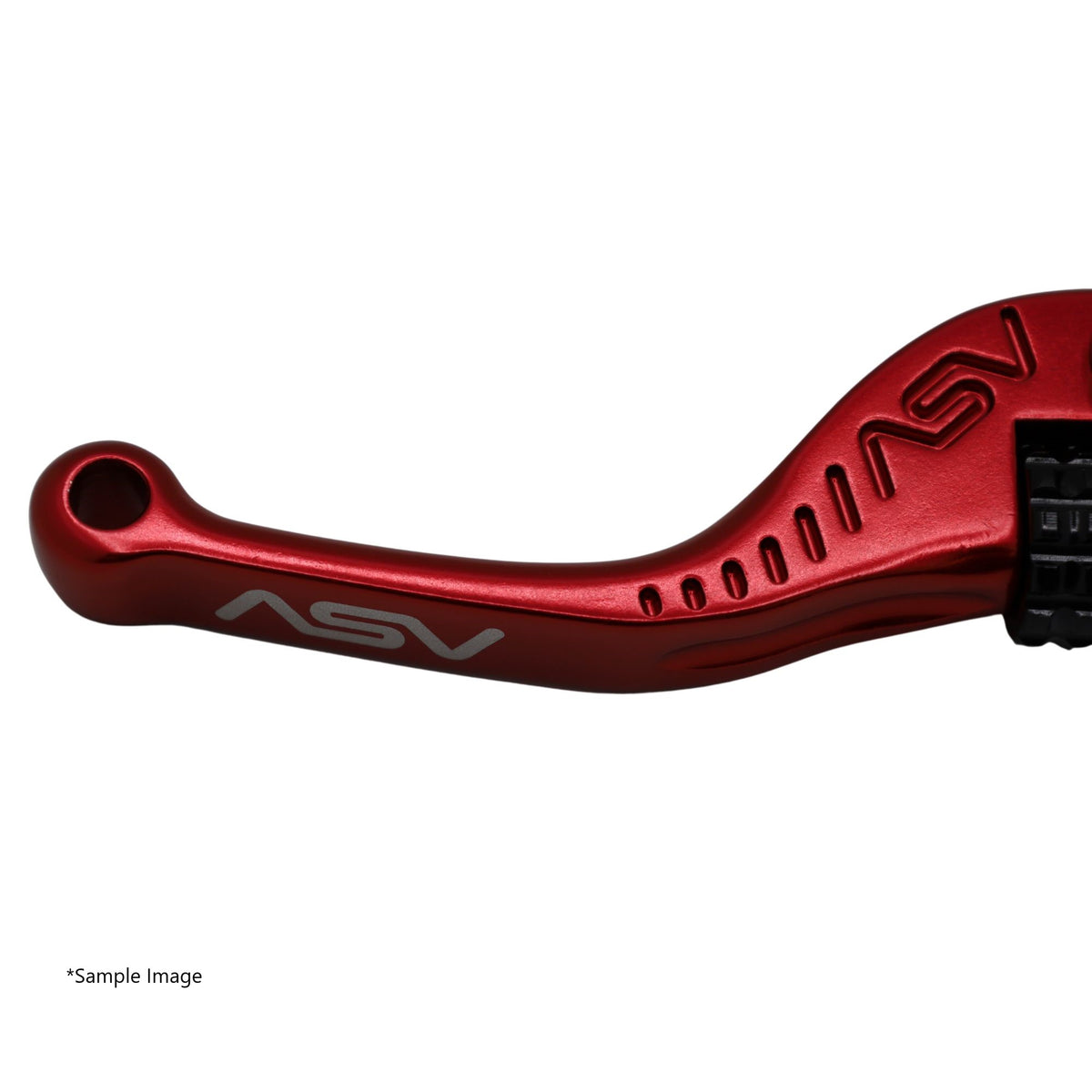 ASV F3 Clutch Lever, Short, Gloss Red, 5 colours. Fits adjustable stock lever  - perch spacer PS001 is included – BMW M1000R Naked 2023–2026 / BMW M1000RR 2021–2026 / …