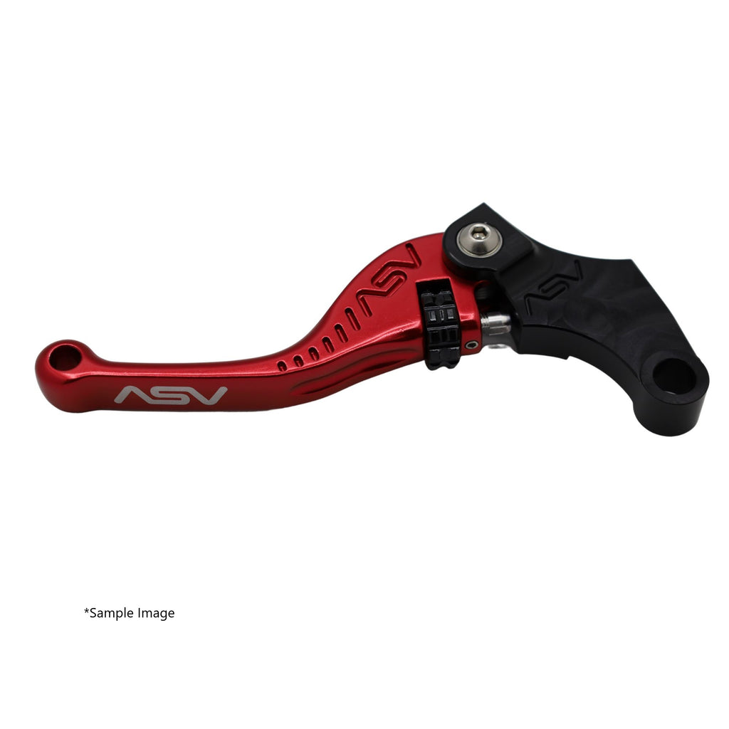 ASV F3 Clutch Lever, Short, Gloss Red, 5 colours – Kawasaki Ninja 400 R 2011 / Kawasaki Ninja 650 2017–2026 / …
