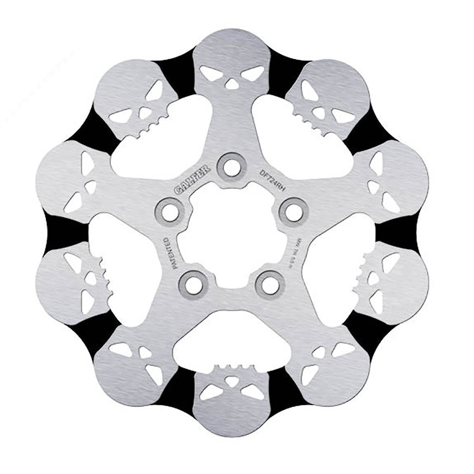 Galfer Rear Disc Wave Fixed Skull Design 260X6mm - 1200