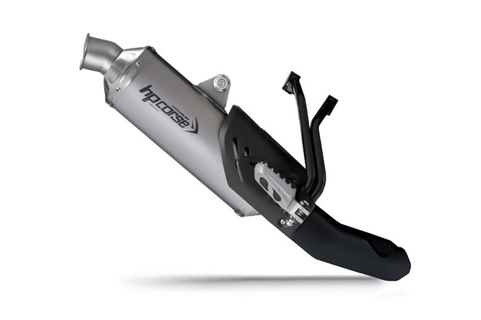 HP Corse SP-1 Evo Short Titanium Slip-On Kit (Road Legal) – Ducati DesertX 2022–2025