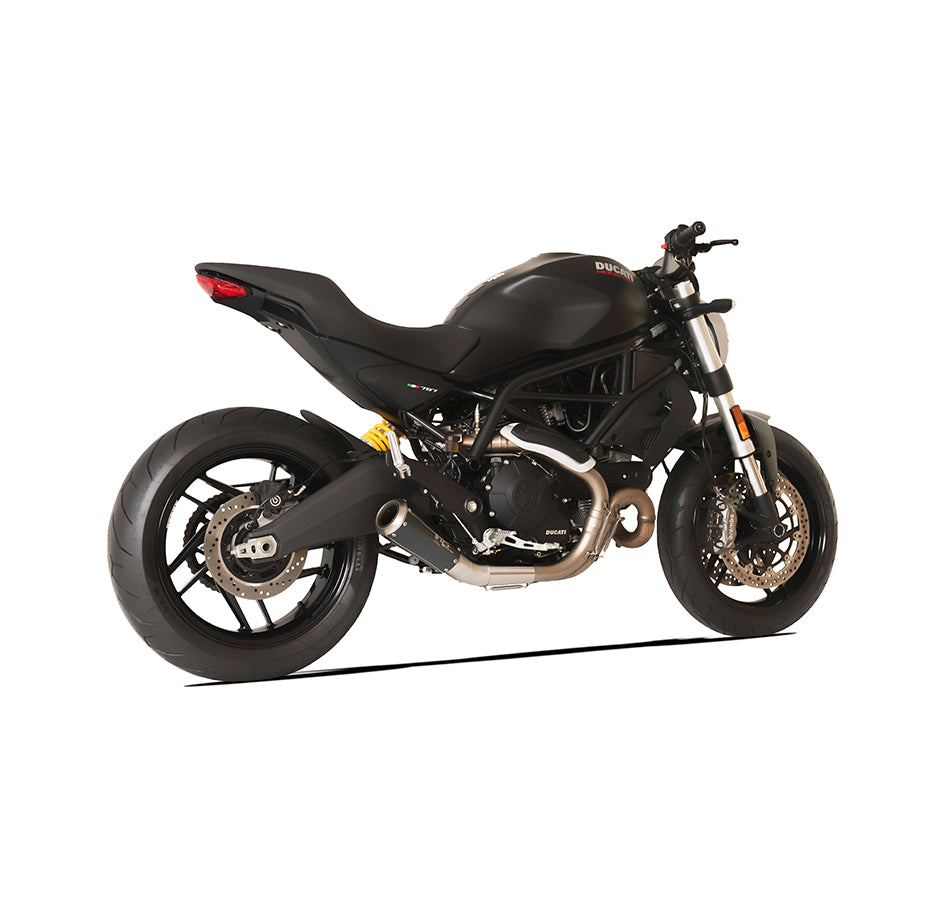HP Corse GP-07 Black Coated Stainless Steel Slip-On Kit (Road Legal) (DUGP1010BG-AB)