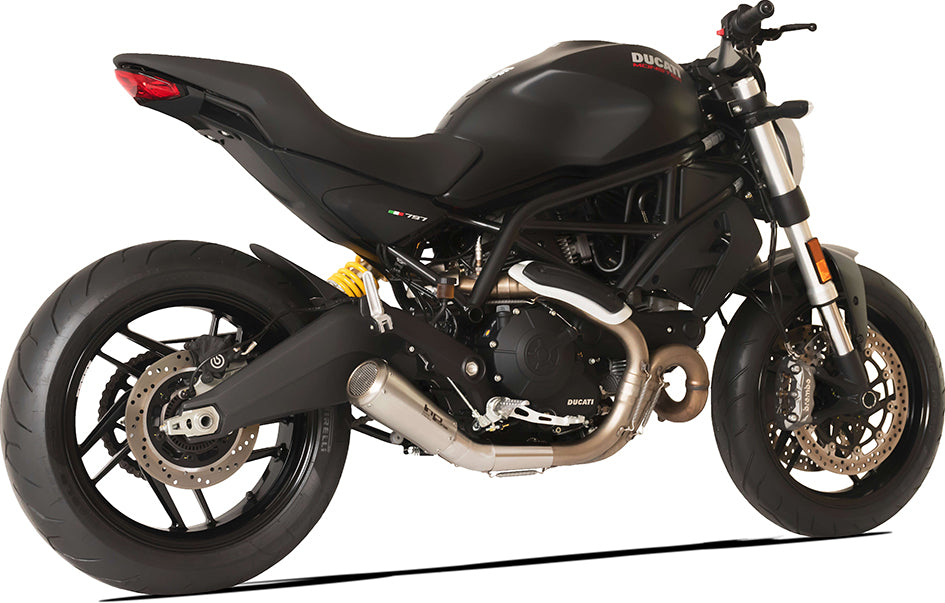 HP Corse GP-07 Satin Stainless Steel Slip-On Kit (Road Legal) (DUGP1010SG-AB)