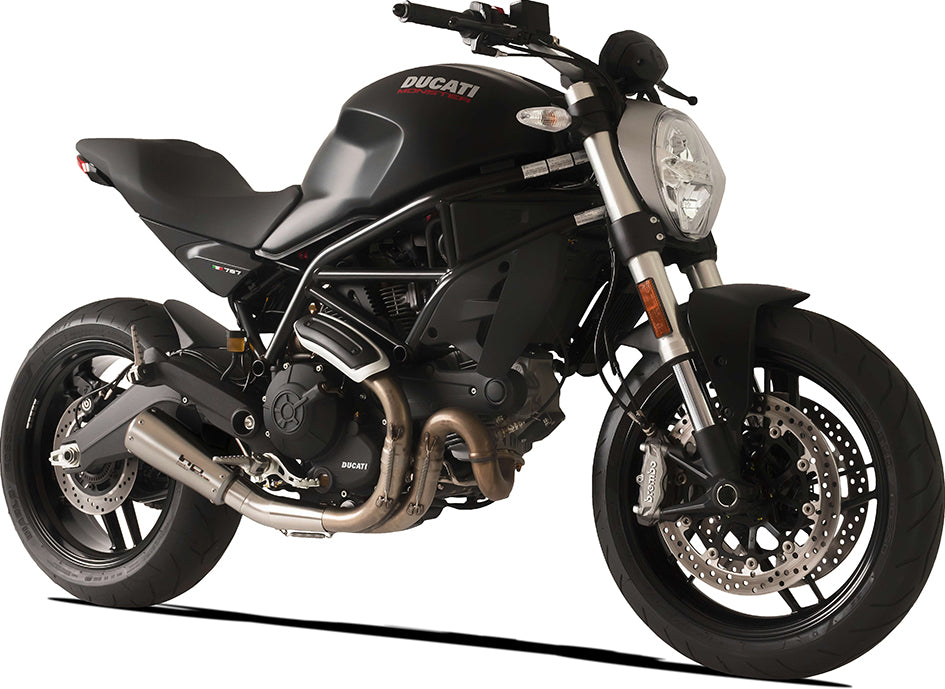 HP Corse GP-07 Satin Stainless Steel Slip-On Kit (Road Legal) (DUGP1010SG-AB)