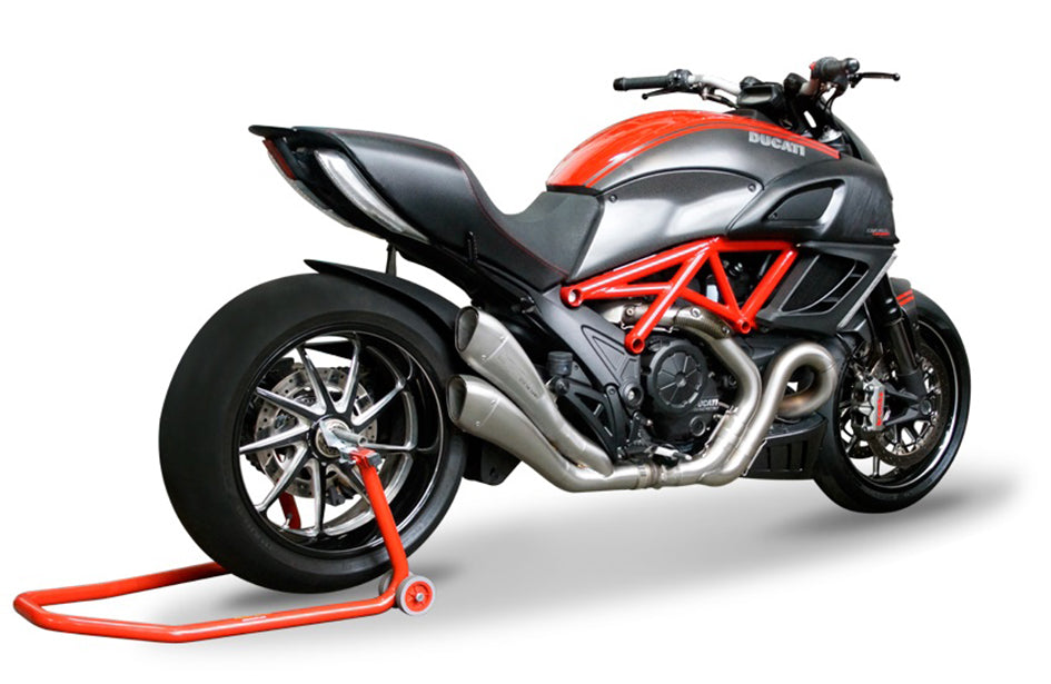 HP Corse Hydroform Satin Stainless Steel Slip-On Kit (Road Legal) – Ducati Diavel 1200 2011–2016