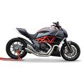 HP Corse Hydroform Satin Stainless Steel Slip-On Kit (Race) - With De-Cat Pipe