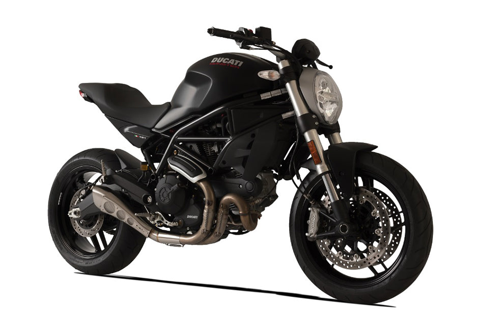 HP Corse Hydroform Classic Satin Stainless Steel Slip-On Kit (Road Legal)