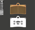 Galfer Brake Pads, Front, Sinter Sport Race (FD068-G1375R)