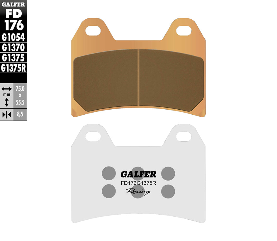 Galfer Brake Pads, Front, Sinter Sport Race (FD176-G1375R)