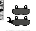 Galfer Brake Pads, Front, Semi Metal (FD187-G1054)