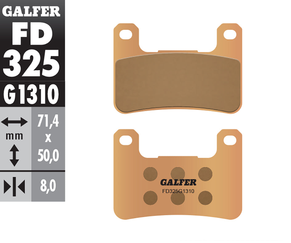 Galfer Brake Pads, Front, Sinter Race (FD325-G1310)
