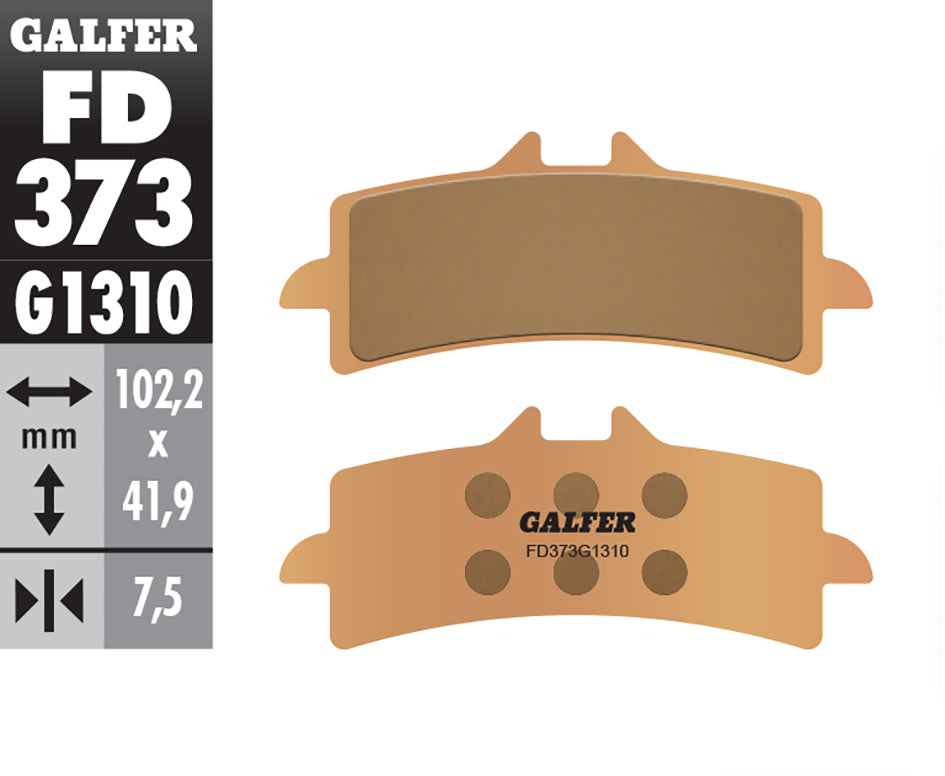 Galfer Brake Pads, Front, Sinter Race (FD373-G1310)