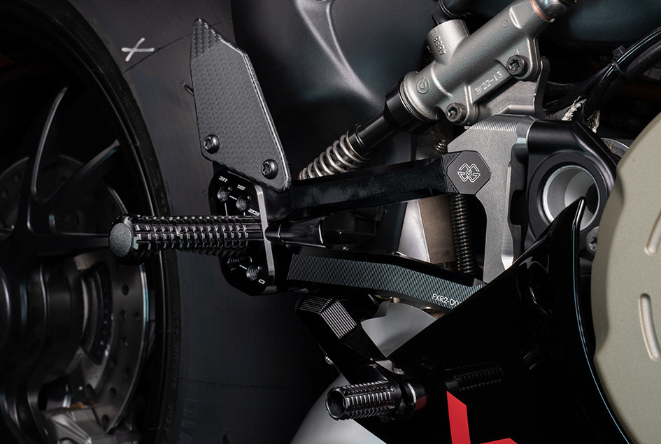 Gilles FXR2 Racing Rearset Kit - Fits Standard, S & R Models Only (Not Speciale or Superleggera)
