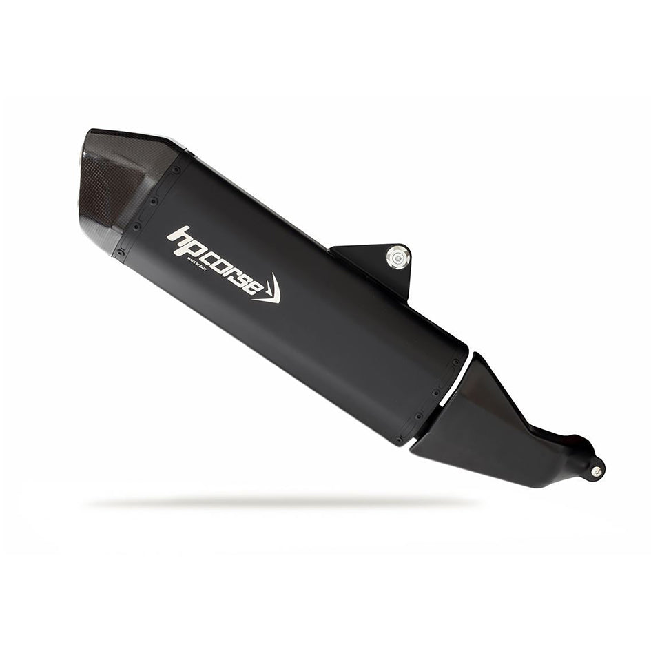 HP Corse SPS Carbon Black Coated Stainless Steel Slip-On Kit (Road Legal) – Harley-Davidson Pan America (1250cc) 2021–2026