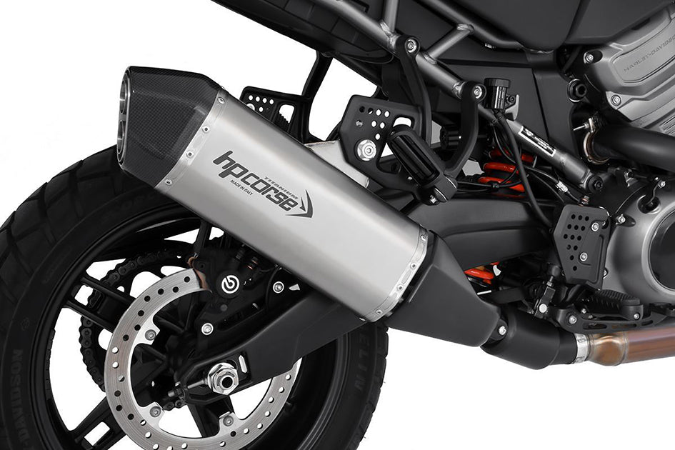 HP Corse SPS Carbon Titanium Slip-On Kit (Road Legal) – Harley-Davidson Pan America (1250cc) 2021–2026