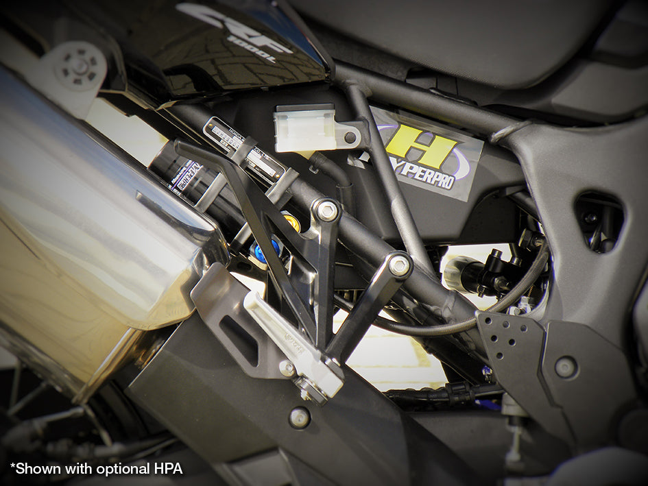 Hyperpro Fully Adjustable Shock (Hose Reservoir) - High & Low Speed Compression - Bespoke Order To Riders Own Specification - Available With – Honda CRF1000L Africa Twin 2018–2019