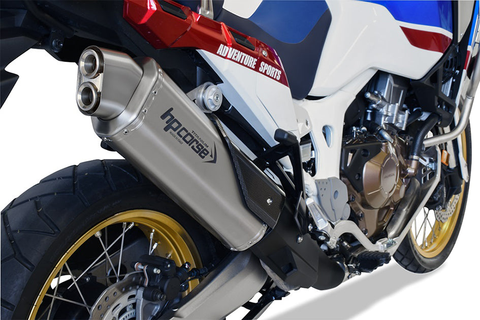 HP Corse 4-Track R Titanium Slip-On Kit (Road Legal) – Honda CRF1000L Africa Twin 2016–2020 / Honda CRF1000L Africa Twin Adventure Sport 2018–2020
