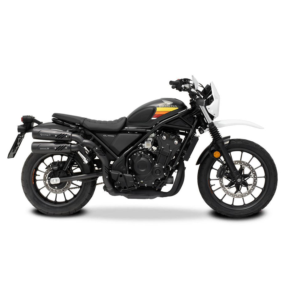 HP Corse Hydroform RS 300 Black Coated Dual Slip-On Kit (Road Legal)