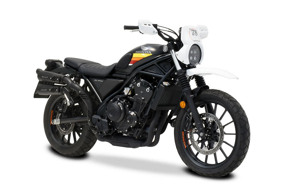 HP Corse Hydroform RS 300 Black Coated Dual Slip-On Kit (Road Legal)