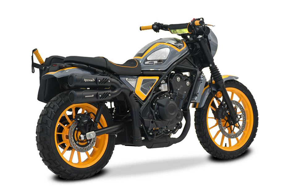 HP Corse Hydroform RS 300 Black Coated Dual Slip-On Kit (Road Legal)