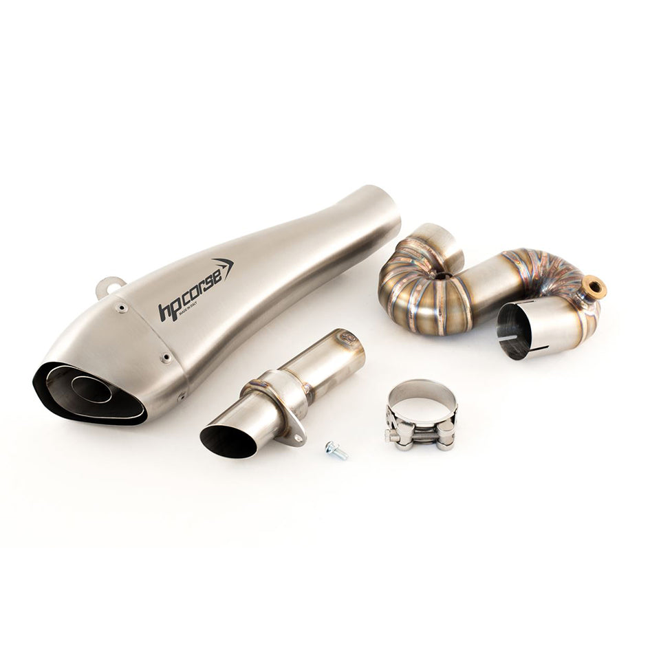 HP Corse Hydroform Satin Stainless Steel Slip-On Kit (Road Legal) – Honda CBR1000RR Fireblade 2008–2013