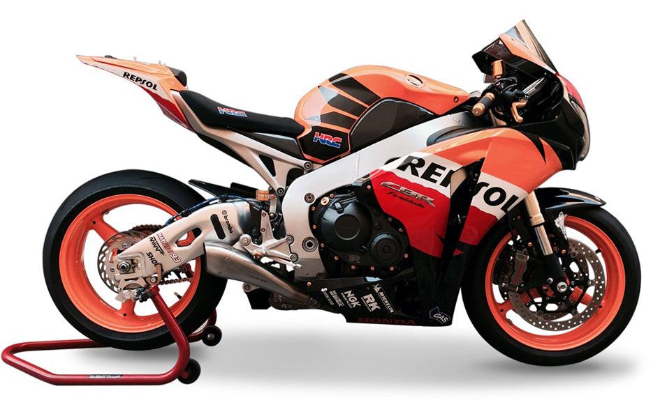 HP Corse Hydroform Satin Stainless Steel Slip-On Kit (Road Legal) – Honda CBR1000RR Fireblade 2008–2013